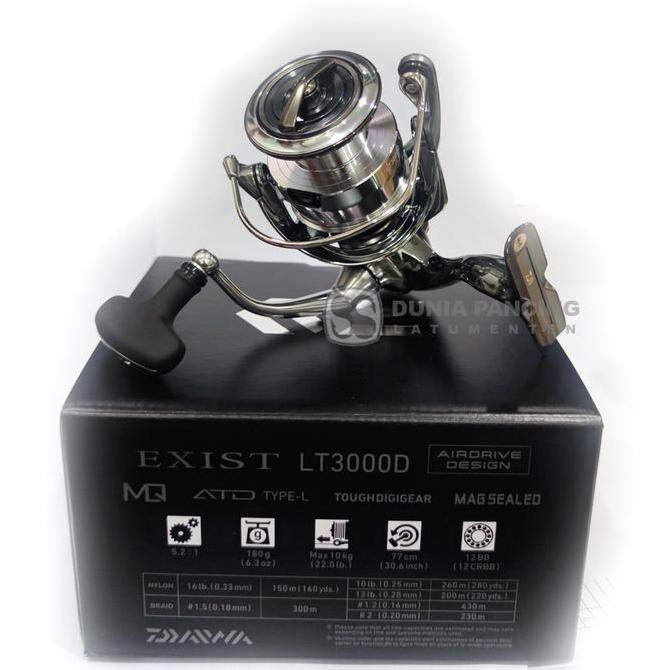 TERBARU Reel Spinning DAIWA EXIST LT 2022 Pilih Ukuran