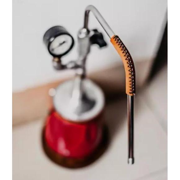 {{{{}}] Red Steamer 600 ml 20 Kali Steam Custom Handle Kulit Case anti Panas