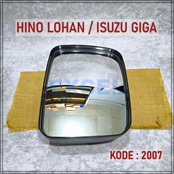 nafida_rahma - spion mobil hino 500 lohan / isuzu giga - manual hitam original - emgi 2006 / 2007