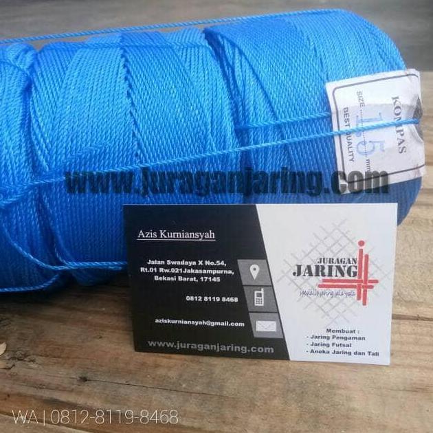 Gasken- Tali Tambang Plastik 1,5 Mm (1 Roll) Tali Tampar