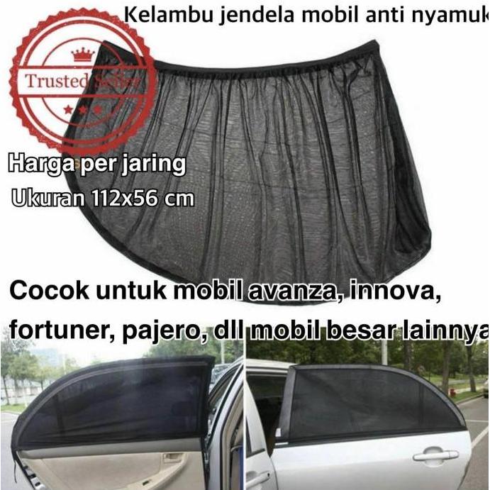 Good- KELAMBU JARING TIRAI JENDELA MOBIL ANTI NYAMUK ANTI DEBU ANTI UV