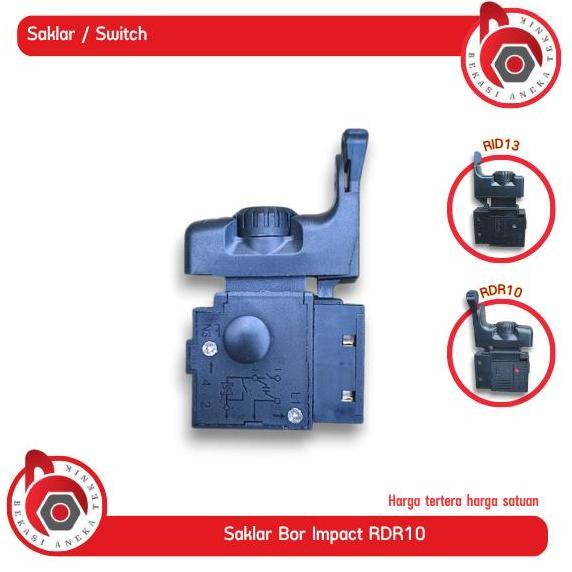 Ironday- Saklar Mesin Bor Ryu 10 Mm 13 Mm Saklar Mesin Bor Ryu Rdr10 Rid13