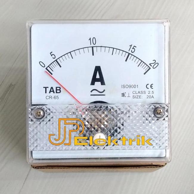 Ampere Meter AC/DC CR-65 20A / 30A / 40A / 50A Ampere Meter Analog  Direct