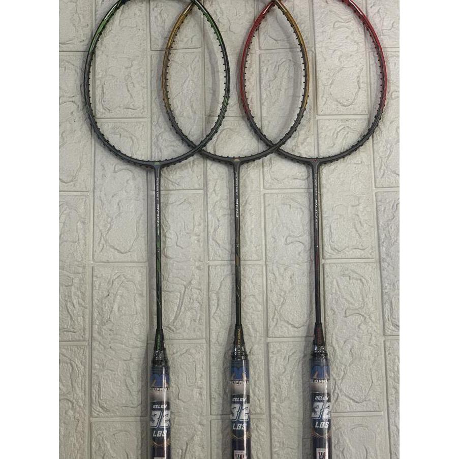 Promo RAKET BADMINTON NEW POWER MAX POWERMAX 900 BOOTS TERBARU KUAT 32LBS Diskon