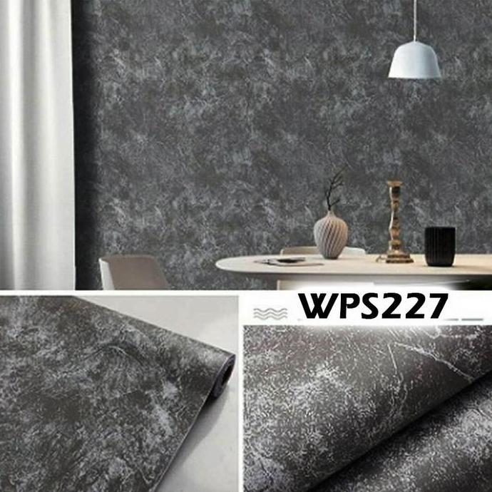 Cat- Meth Wps227 Tembok Motif Cat Semen Painting Cement Wallpaper Sticker Walpaper Dinding