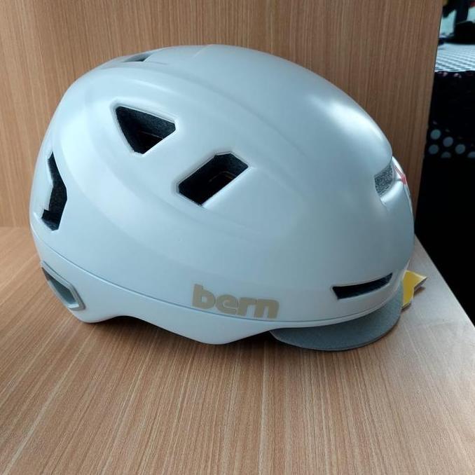 Bern Hudson MIPS Helmet Satin White