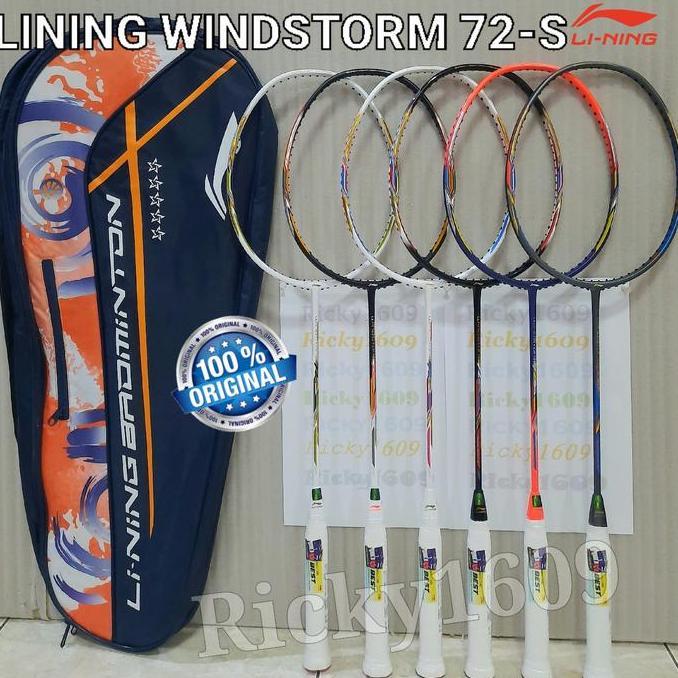 Promo RAKET BADMINTON LINING WINDSTORM 72-S / LINING WINDSTORM 72S ORIGINAL Diskon