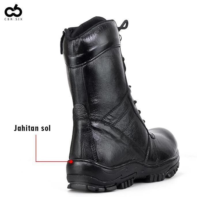 Kets- Sepatu Pdl Tni Safety Java Seven Kulit Asli