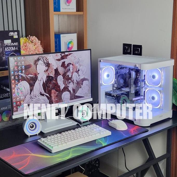 REBAPIN - PC GAMING FULL SET INTEL CORE I7 4770 | RTX 3050 6GB | 16GB | SSD