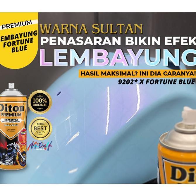 Cat- Pilok Pilox Diton Premium Lembayung Violet 9200* 400Cc Lembayung Biru Kuning Ungu Pelangi Bungl