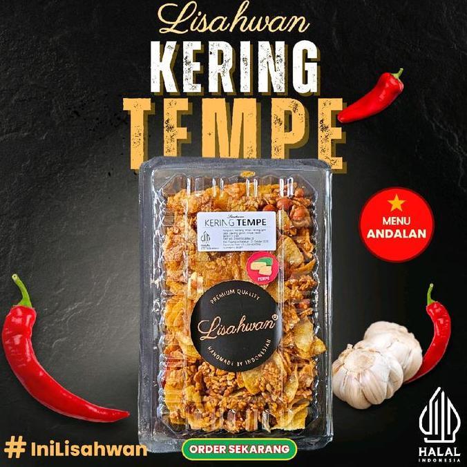 in_sellerjisa - kering tempe lisahwan. berat 400gr, keripik lauk pauk