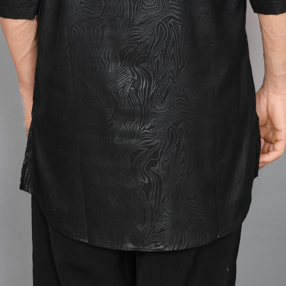 FREE ONGKIR KOKO KURTA DEWASA EMBOS MOTIF HARIMAU BAJU PRIA EMBOS MODEL KURTA VARIASI KANCING LENGAN