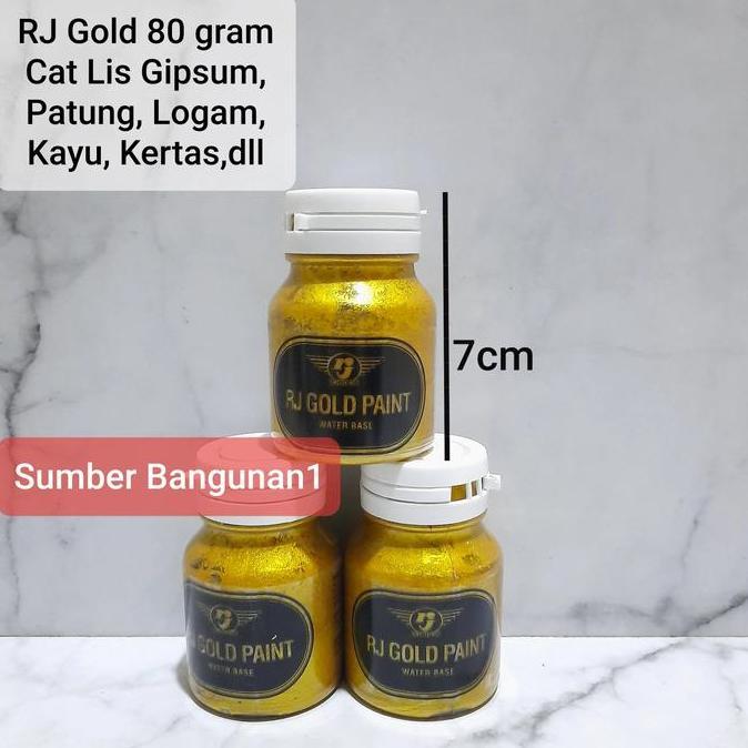 Cat- Cat Lis Gypsum Emas Rj Gold Paint