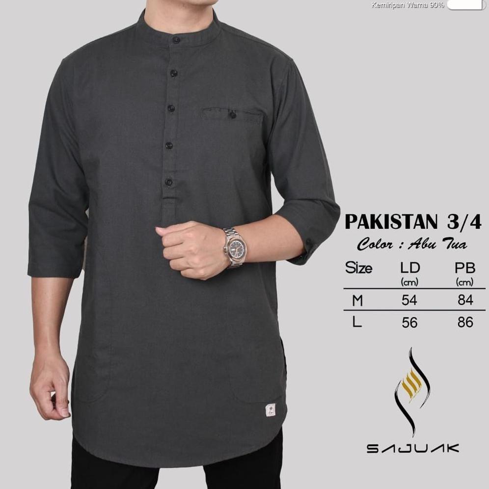 DISKON SAJUAK BAJU KOKO KURTA (KURTA 3/4) || KURTA PAKISTAN || BAJU KOKO PRIA || BAJU MUSLIM PRIA