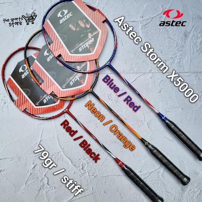 Promo Raket Badminton Toalson Astec Storm X5000 5U 79g Bulutangkis Original Diskon