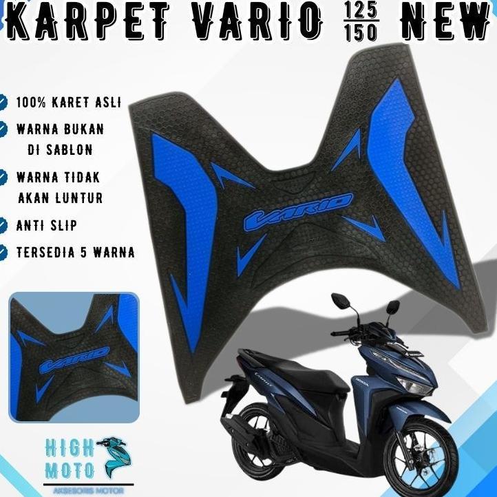 Premium Karpet Motor Vario 2021 / Pijakan Kaki Motor Honda Vario 2021-2024