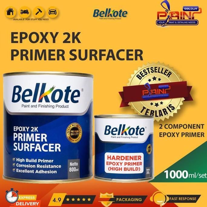 Cat- Belkote Epoxy 2K Primer Surfacer Cat Dasar Epoxy 1Kg