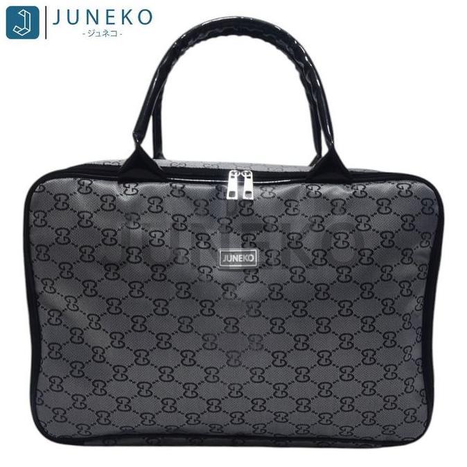 Instancodbisa- Juneko Koper Motif Medium - Tas Koper Motif Tas Pakaian Travel Wanita Mudik Ukuran Se