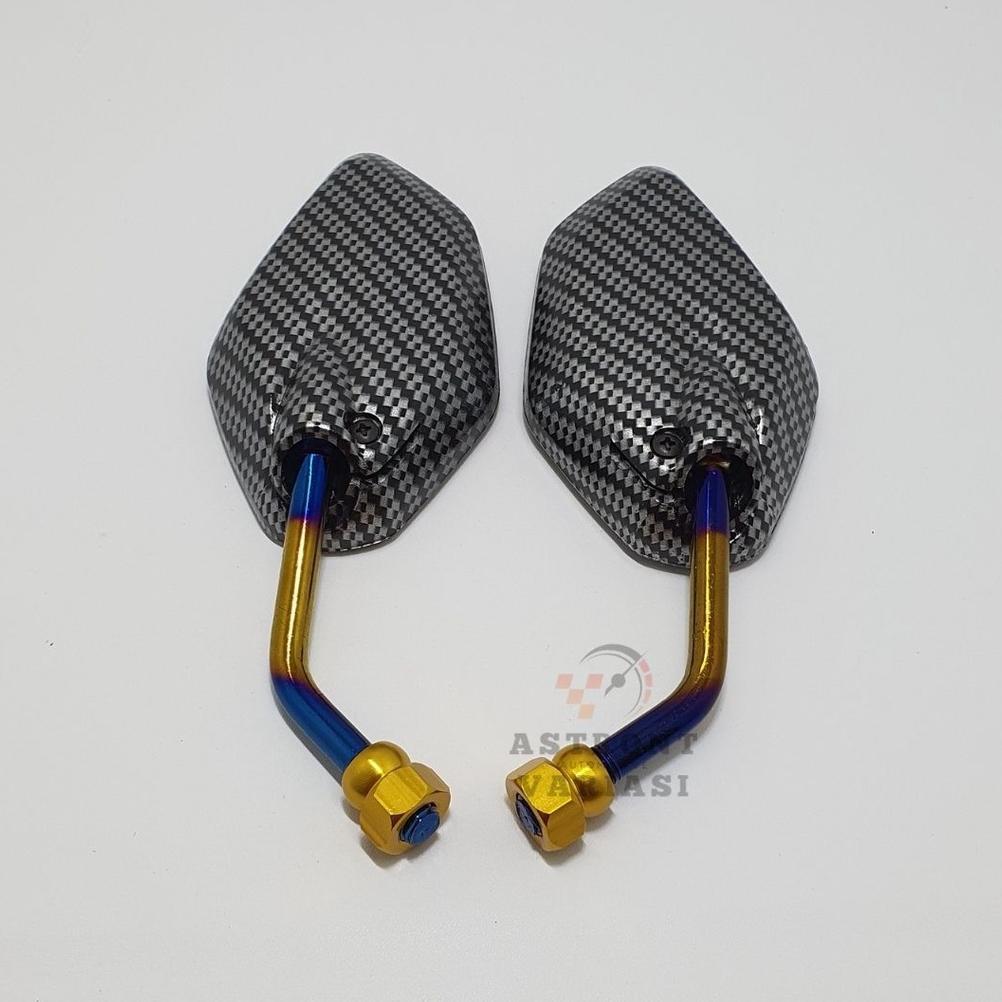 Limited Spion Carbon Jupiter Mini Karbon Universal Honda Yamaha Beat Fi Vario Scoopy Mio Supra X 125