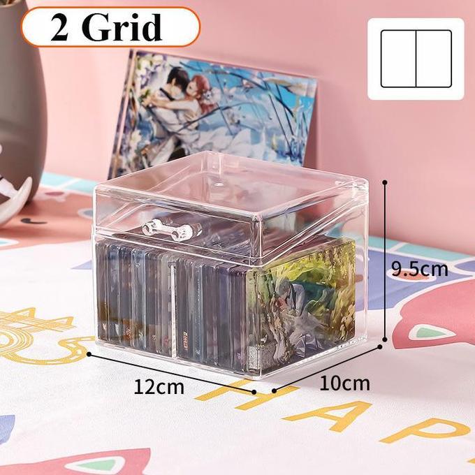 Instancodbisa- [Vinnatsu]Kpop Photocard Organizer Wadah Photocard Toploader Collect Box Anti Debu Ca