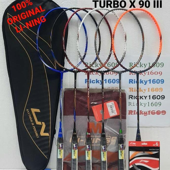 Promo RAKET BADMINTON LINING TURBO X80 III / LINING TURBO X90 III - ORIGINAL Diskon