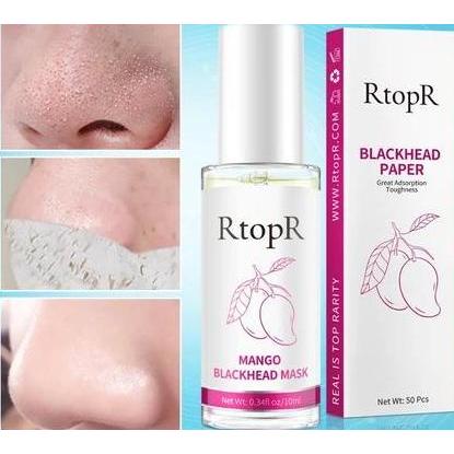 Cod,Bisa- Rtopr Blackhead Mask & Paper Pengangkat Komedo Hidung | Pembersih Pori | Remover Komedo