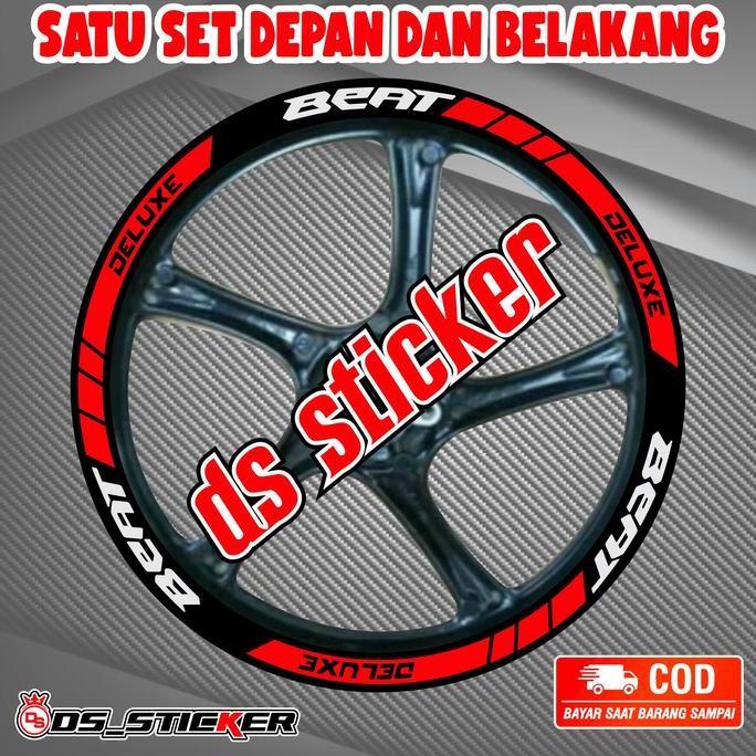 DS316 - stiker velg beat deluxe Stiker Velg sticker Velek beat deluxe