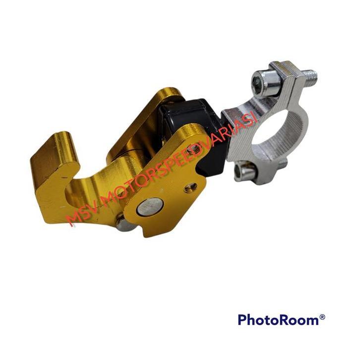 DA41 - Gantungan Barang Motor Jepit Di stang Universal Pcx,Adv,Vixion Moge