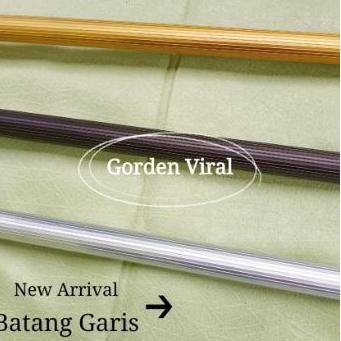 Instancodbisa- Rel Gorden Rollet Batangan Rel Garis Gorden Tiang Gorden
