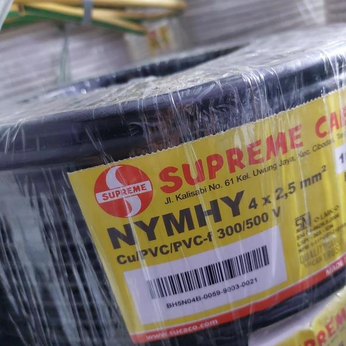 NEW KABEL NYYHY/NYMHY 4X2,5 SUPREME 100M KABEL SERABUT 4X2.5 SUPREME 4X2,5MM