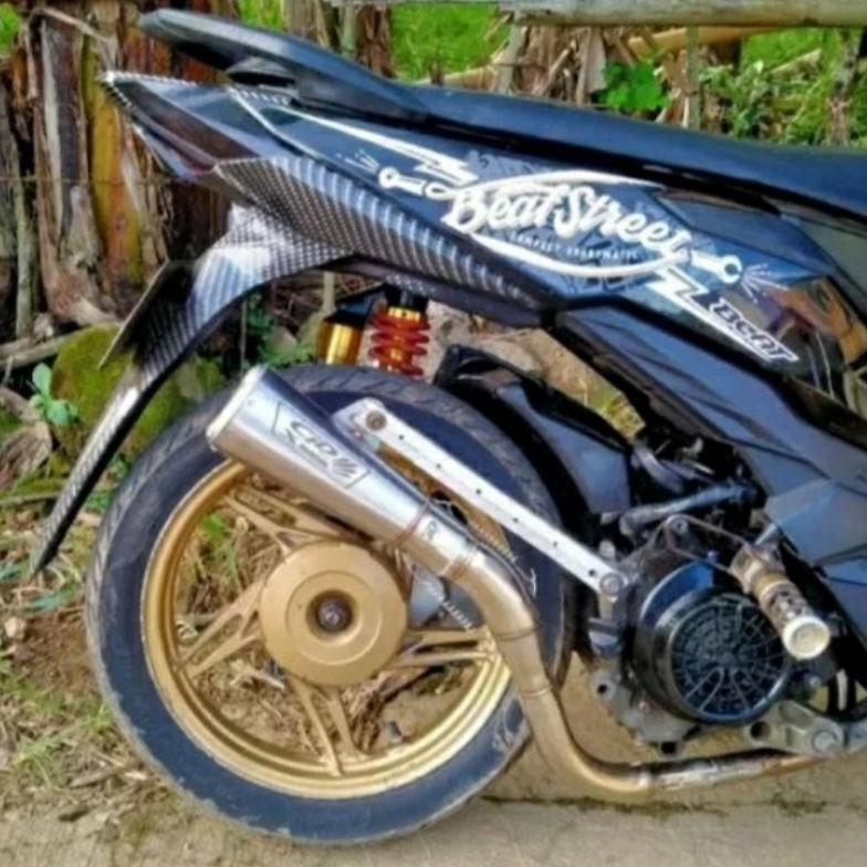 Murah Knalpot Cld X Monster/Laser Inlet 38 Beat Karbu Mio Vario Scoopy Nmax Aerox