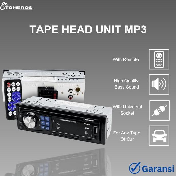 DB40 - Audio Radio Mobil Tape Head Unit mp3 original