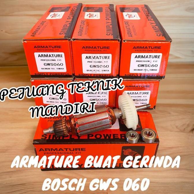 KIKYO ARMATURE / ANGKER BUAT GERINDA BOSCH GWS 060 / ARMATURE GWS060 TNT