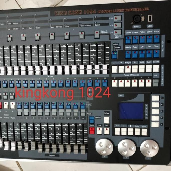 TERBARU - mixer lighting dmx kingkong 1024 + hardcase