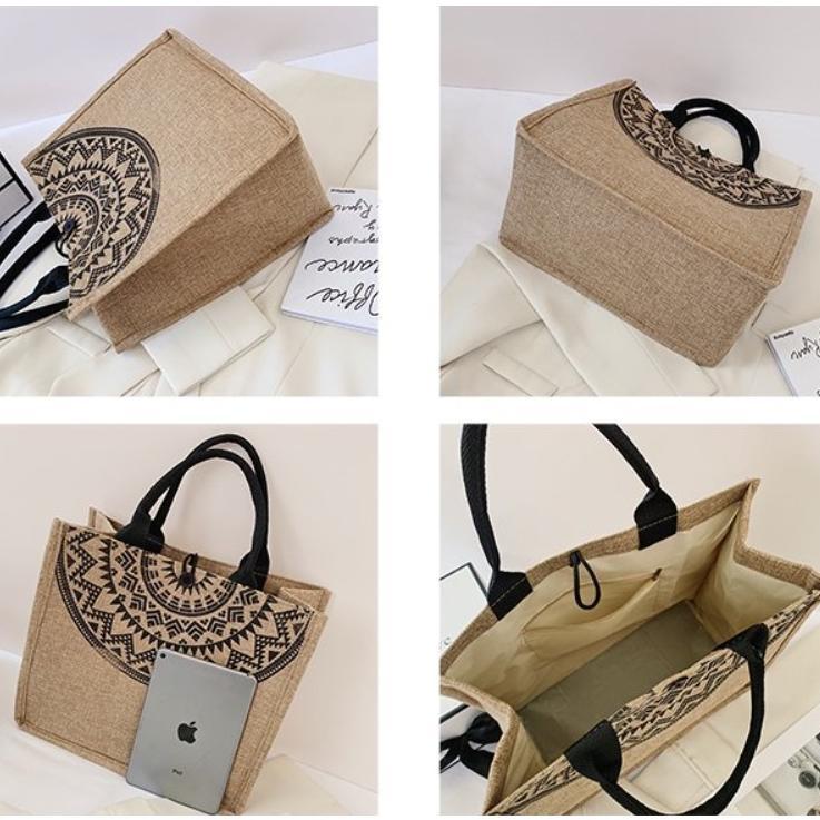 PAKET HEMAT KEIKEI TAS TOTE BAG WANITA BAHAN KARUNG BESAR WB515