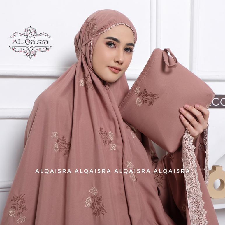PREMIUM MUKENA DEWASA JUMBO BORDIR BUNGA ZAFARA RENDA MEWAH