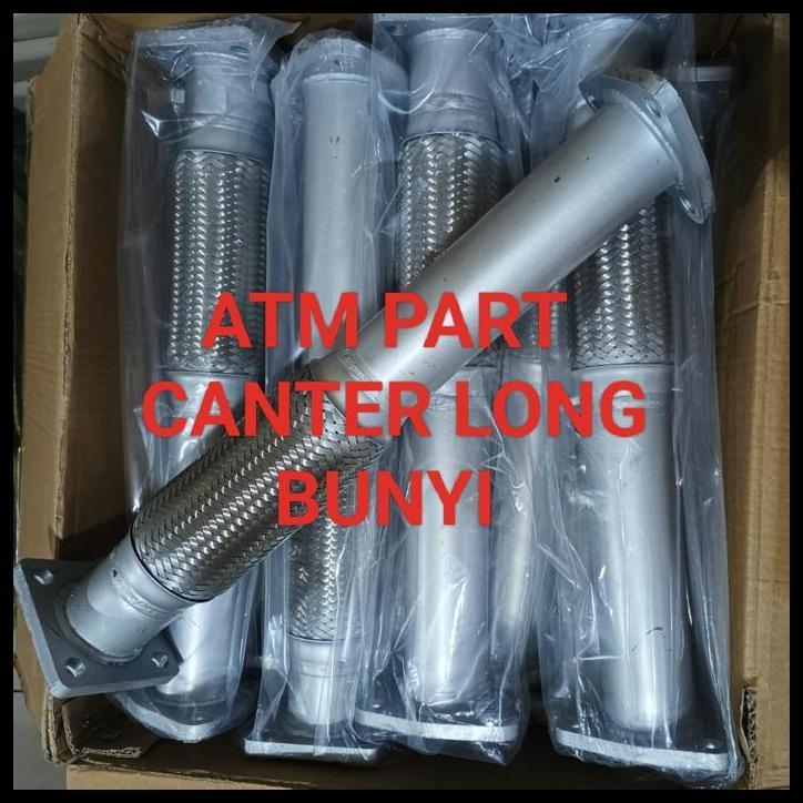 TERMURAH FLEKSIBEL KNALPOT TYPE PANJANG MITSUBISHI CANTER PS125TURBO PS110NEW PS120NEW PS136 HDX HDL