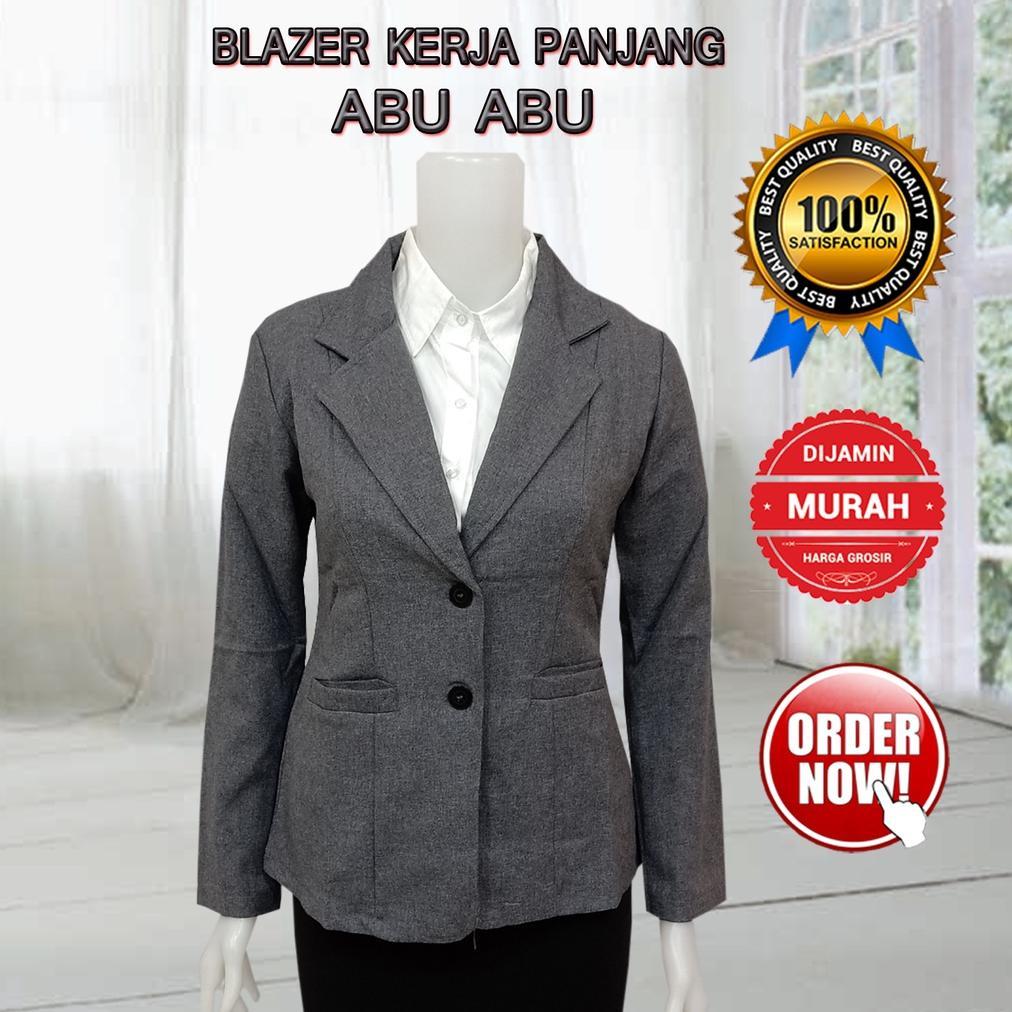 PROMO Blezer Kerja Wanita Formal Kantor Wanita Premium Atasan Jas Blazer Cewek Kantor Model Slimfit 