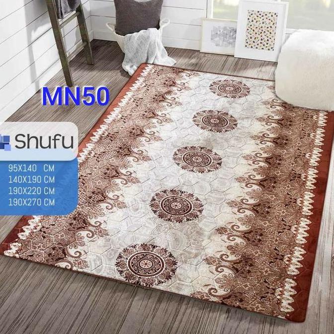 Karpet Busa Shufu Malaysia 190x270 jumbo / Karpet import / Motif IN Minimalis