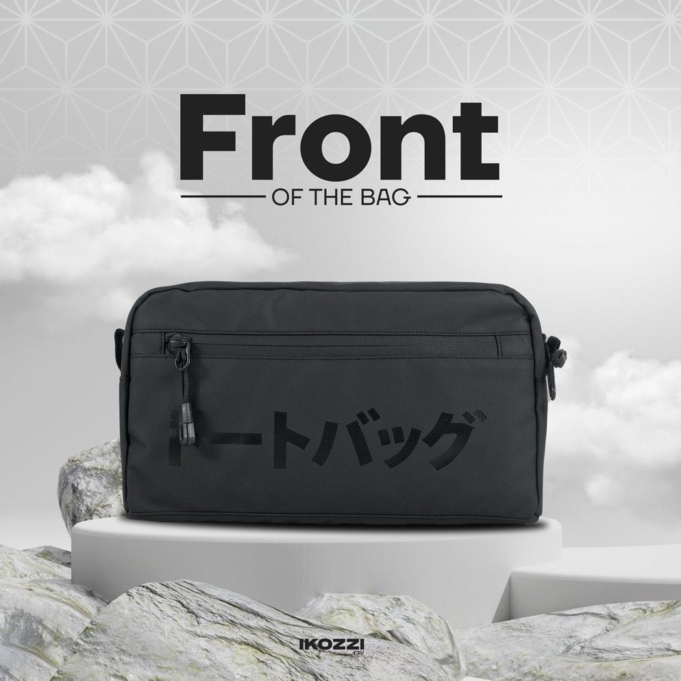 Murah Ikozzi Tas Pria Comfy Handbag Pria Pouch Bag Cowok Tas Selempang & Genggam Clutch Bag Hitam Wa