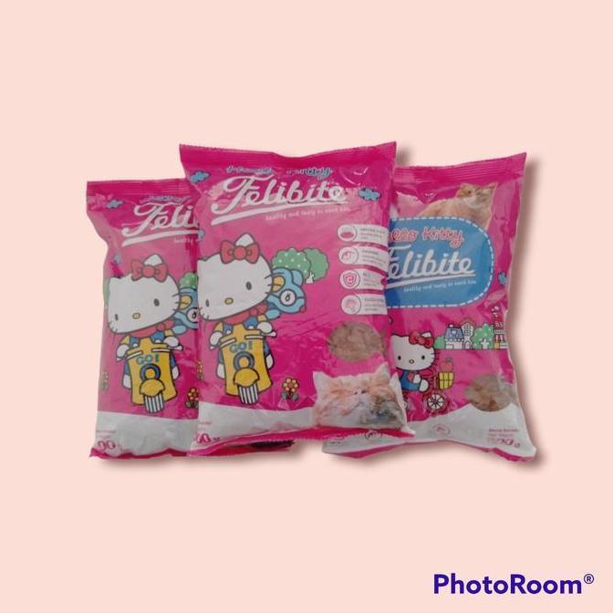 Gojek felibite cat tuna (ikan) repack 10kg , dryfood felibite10kg