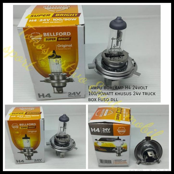 GRATIS ONGKIR LAMPU BOHLAMP MOBIL UTAMA H4 24V 90/100W H4 MADE IN JERMAN TRUCK FUSO 