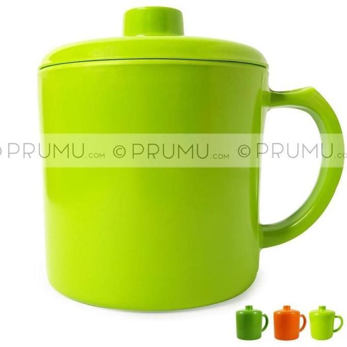 Bestone- Mug Melamin Unica | Mug Jumbo Gagang Mug Tutup 710 Mug Hitam Mug Kopi