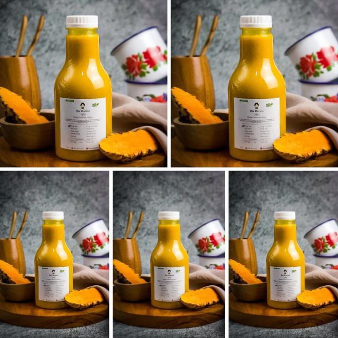 Paket jamu kunyit asem sirih pinang manjakani 250ml 5 botol