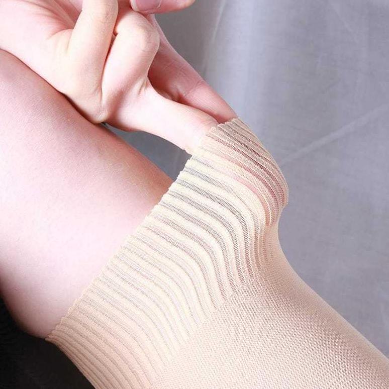 TERLARIS Kaos kaki Stocking 5 Jari Selutut Kaos Kaki Muslimah Warna Kulit Panjang Lima Jari