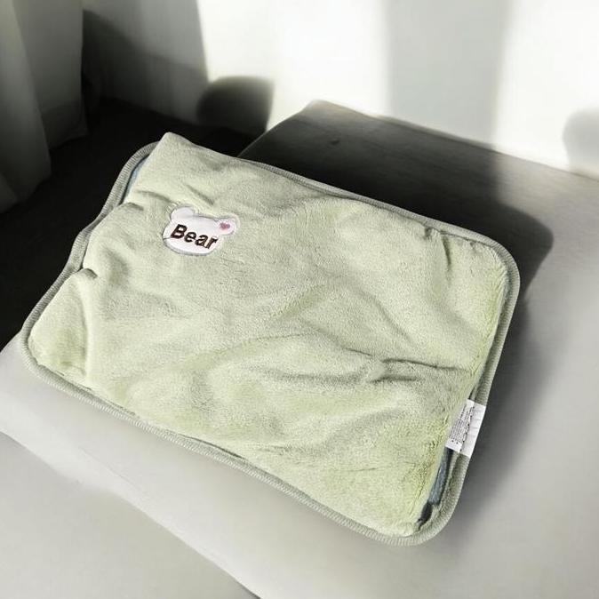 ruzzganss - bantal penghangat perut haid elektrik kompres hot water bag material lembut nyaman tahan