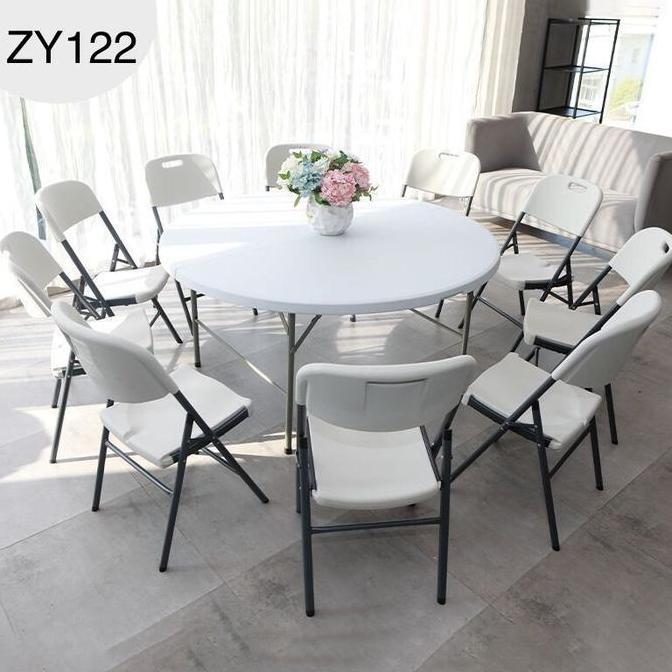 Meja Lipat Serbaguna Meja Lipat Bulat Meja Makan Bulat WU