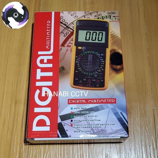 28pojok_tore - dt9205 multi tester digital dt 9205 dt9205a + baterai