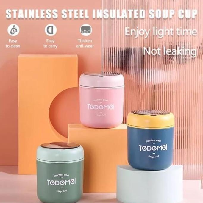 Bestone- TEDEMEI 304 Stainless Steel Soup & thermos soup cup 530ml