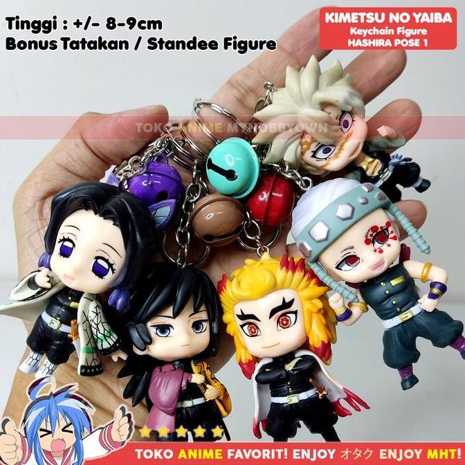Gantungan Kunci Figure Anime Kimetsu no Yaiba Demon Slayer POSE